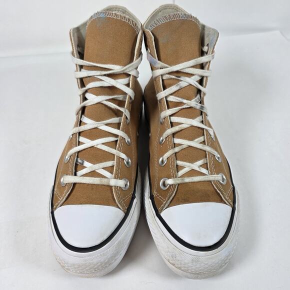 Converse CTAS Lift Hi Platform Women Sz 7 Shoes Sneakers Ginger Snap - Picture 2 of 12